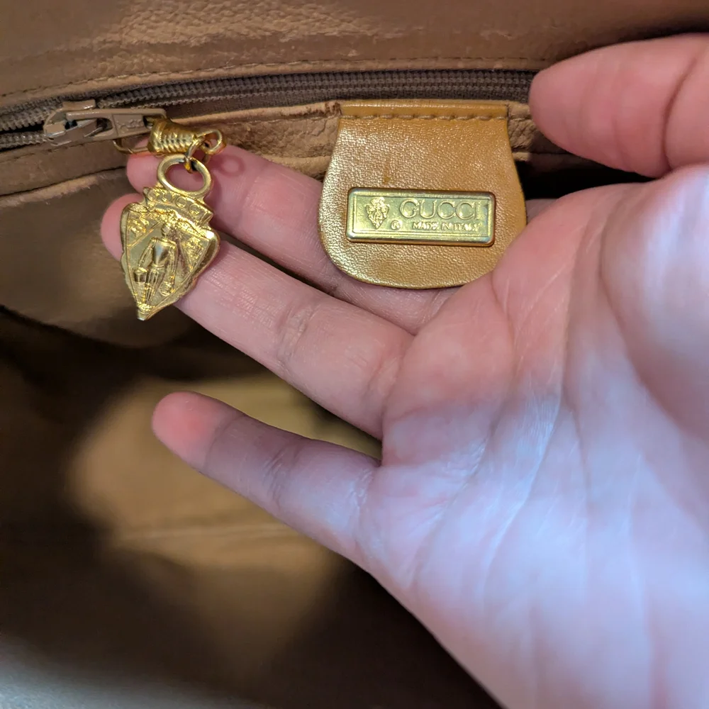 Vintage Gucci Canvas Crossbody - Picture 7 of 15